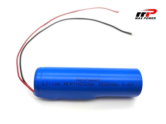 حزمة بطارية ليثيوم أيون القابلة لإعادة الشحن CE UL Panasonic NCR18650GA 3500mAh 3.6V