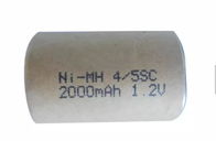 1.2V 4 / 5SC حجم بطاريات NiCd قابلة لإعادة الشحن 1200mAh Sub C Nicd بطارية خلية
