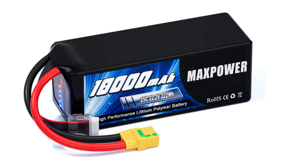 بطارية الطائرات بدون طيار 6s 22.2V 16ah 4S 5ah12S 14S بطارية شبه صلبة للطائرات RC Quadcopter هليكوبتر