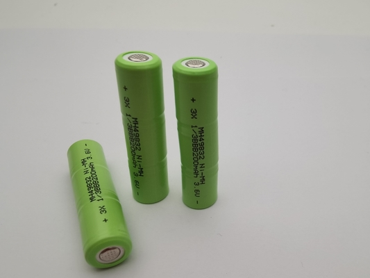 UL 3.6V 200mAh NIMH بطاريات قابلة لإعادة الشحن 1/3BBB حزمة بطاريات NIMH مخصصة جاهزة للاستخدام بطاريات NIMH عمر دورة طويلة