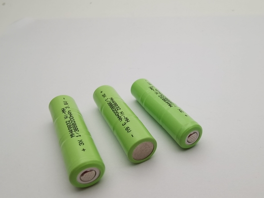 UL 3.6V 200mAh NIMH بطاريات قابلة لإعادة الشحن 1/3BBB حزمة بطاريات NIMH مخصصة جاهزة للاستخدام بطاريات NIMH عمر دورة طويلة