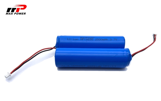 2500mAh 18650 3.7V بطاريات ليثيوم أيون قابلة لإعادة الشحن استخدام GPS