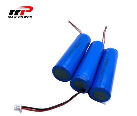 2500mAh 18650 3.7V بطاريات ليثيوم أيون قابلة لإعادة الشحن استخدام GPS
