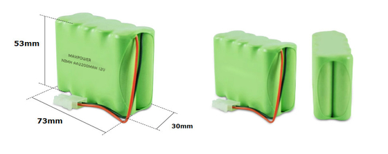 بطارية AANIMH 12V AA2000mAh 12V 2200mAh مصدر طاقة طارئ مخصص