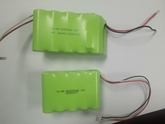 بطارية AANIMH 12V AA2000mAh 12V 2200mAh مصدر طاقة طارئ مخصص