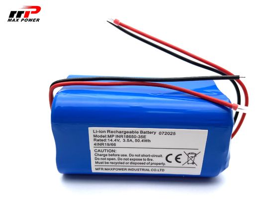 14.4V 18650 3500mAH بطارية ليتيم أيون حزمة للبطارية لتنظيف الروبوت المنظف