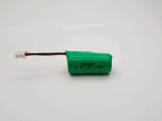 بطارية قابلة لإعادة الشحن 110mAh 4.8V بطارية زر Ni-MH بطارية زر NiMH 4.8V 110mAh