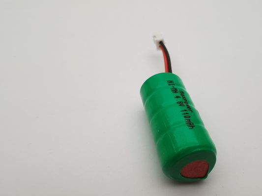 بطارية قابلة لإعادة الشحن 110mAh 4.8V بطارية زر Ni-MH بطارية زر NiMH 4.8V 110mAh