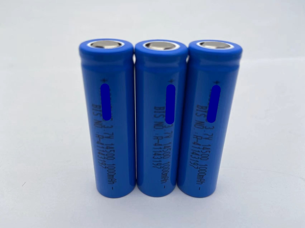 14500 3.7 فولت 1000mah 800mAh بطارية ليثيوم أيون قابلة لإعادة الشحن خلية OEM خدمة CE UL CB