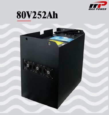 80V 252AH RS485 فوسفات ليثيوم LiFePO4 بطارية رافعة شوكية