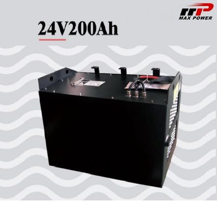 24V 200AH ليثيوم LiFePO4 بطارية رافعة شوكية قابلة لإعادة الشحن بطارية دورة عميقة