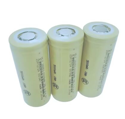 بطارية ليثيوم أيون INR26650 ذات سعة عالية 5000mAh 3.7V مع 1500 دورة لـ Ebike و ESS