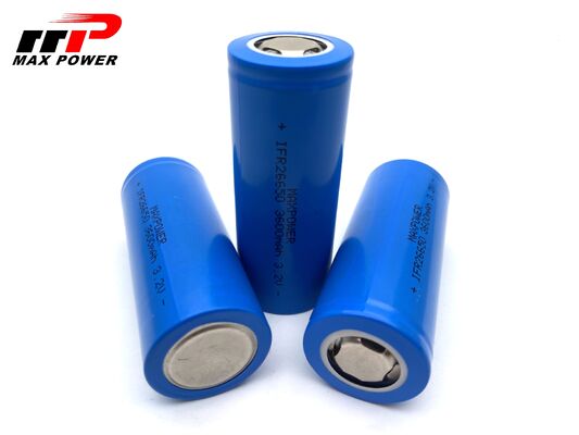 بطارية ليثيوم LiFePO4 26650 3600mAh 3.2 فولت بعمر دورة طويل 2000 مرة
