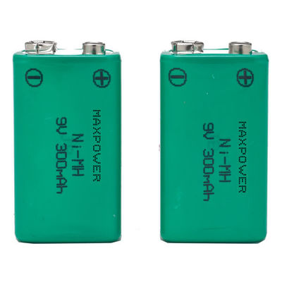 300mAh 9V المنشورية نيمه بطارية حزم لالمتعدد CE UL بنفايات