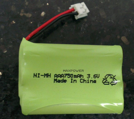 جاهز للاستخدام AAA750 Nimh Battery Packs 3.6V لمراقبة الطفل