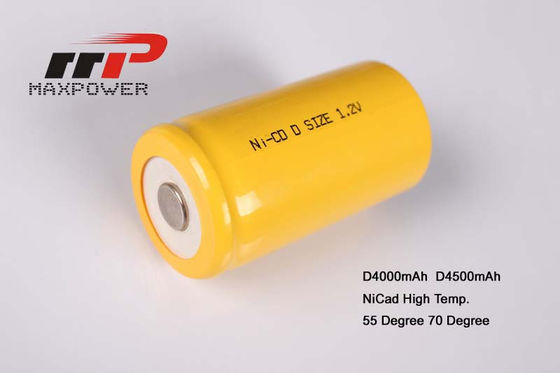 1.2v المذيع الفرعية C بطاريات NICAD D4500mAh ، حزمة بطارية مسطحة