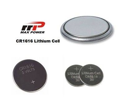 غير سامة CR1616 3.0V بطارية ليثيوم الابتدائي LiMnO2 50mAh لبطاقات الموسيقى